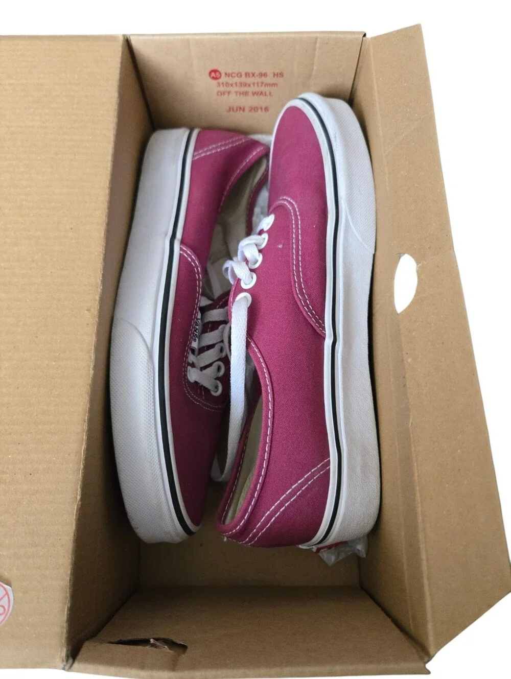 đź’– Vans Authentic Sneakers | Dry Rose / True White | Women's 8.5 - Picture 1 of 10